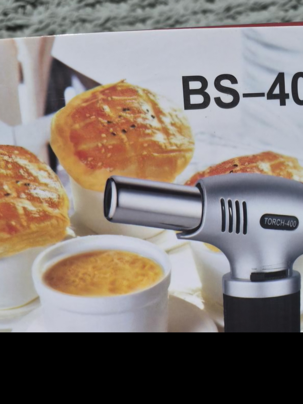 Silver Culinary Torch for Home Baking
